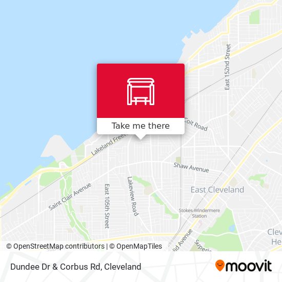 Dundee Dr & Corbus Rd map