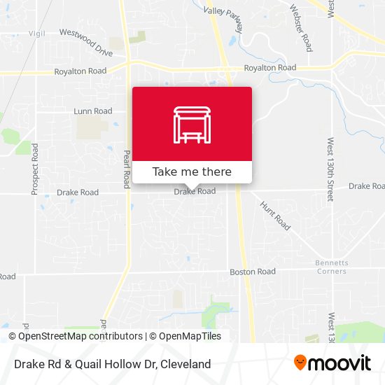 Mapa de Drake Rd & Quail Hollow Dr