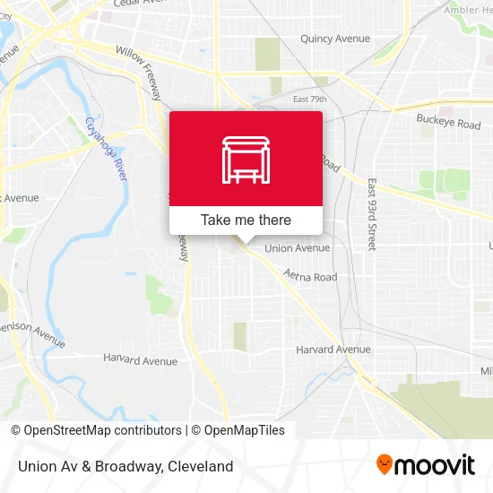 Mapa de Union Av & Broadway