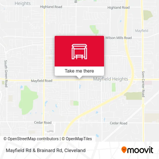 Mapa de Mayfield Rd & Brainard Rd