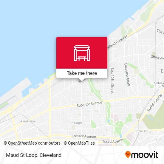 Maud St Loop map
