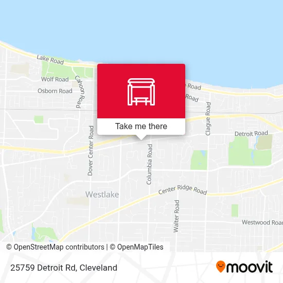 25759 Detroit Rd map