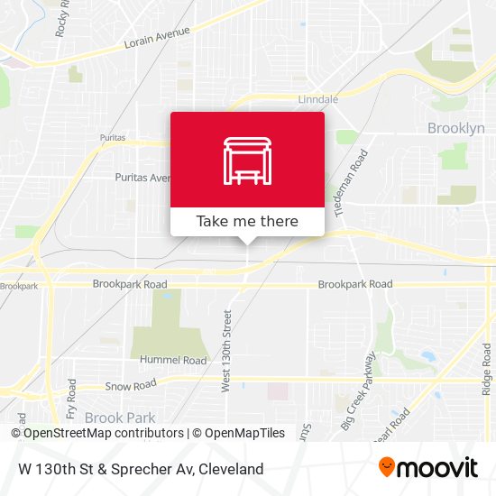 W 130th St & Sprecher Av map