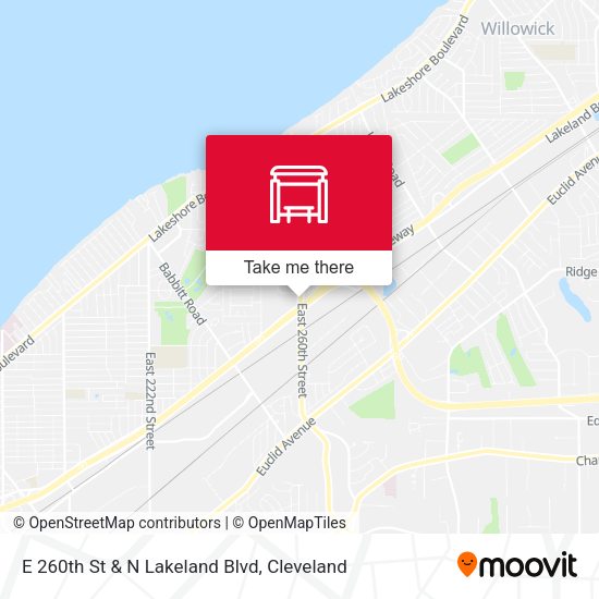 E 260th St & N Lakeland Blvd map