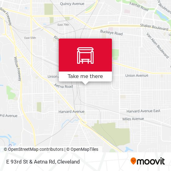 Mapa de E 93rd St & Aetna Rd