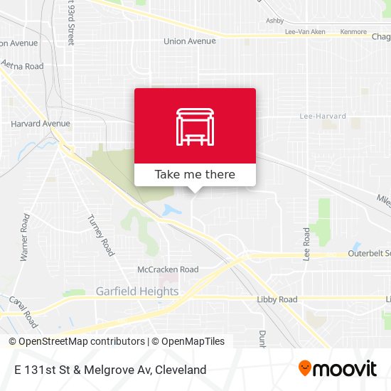 Mapa de E 131st St & Melgrove Av