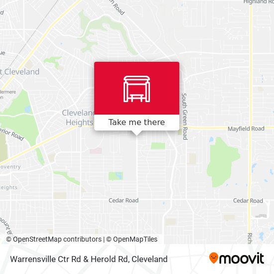 Warrensville Ctr Rd & Herold Rd map