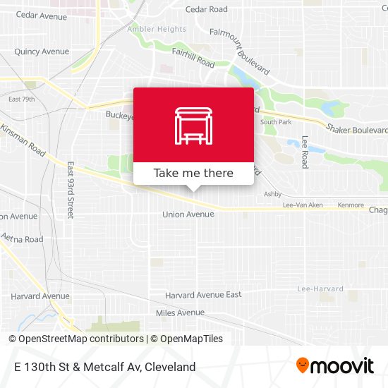 E 130th St & Metcalf Av map