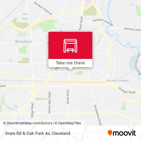 State Rd & Oak Park Av map