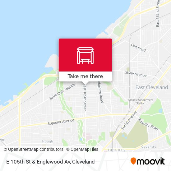 Mapa de E 105th St & Englewood Av