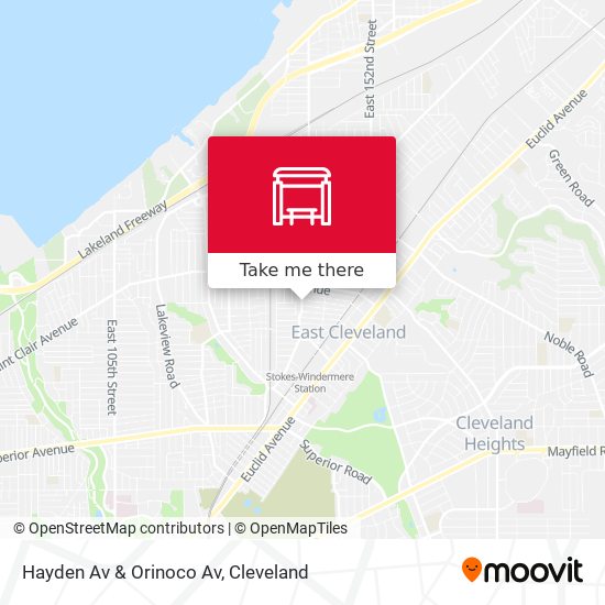 Mapa de Hayden Av & Orinoco Av