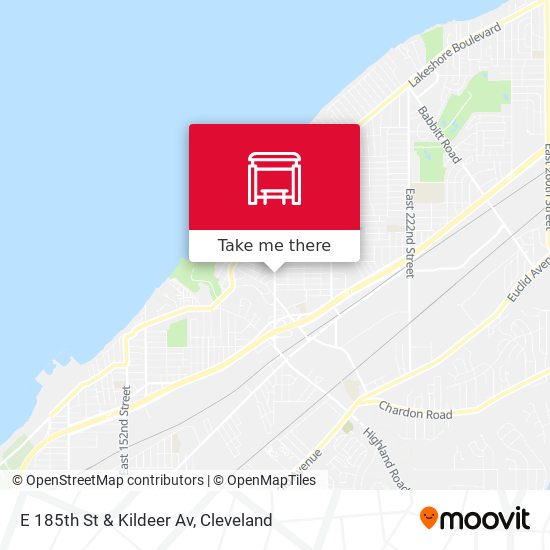 E 185th St & Kildeer Av map