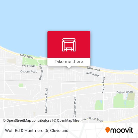 Mapa de Wolf Rd & Huntmere Dr