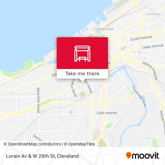 Mapa de Lorain Av & W 28th St