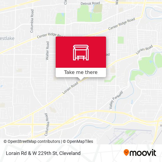 Lorain Rd & W 229th St map