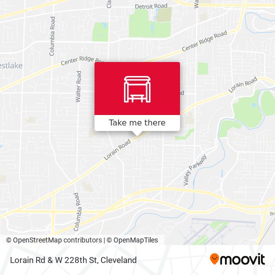Lorain Rd & W 228th St map