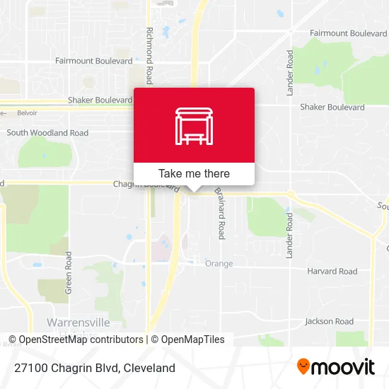 27100 Chagrin Blvd map
