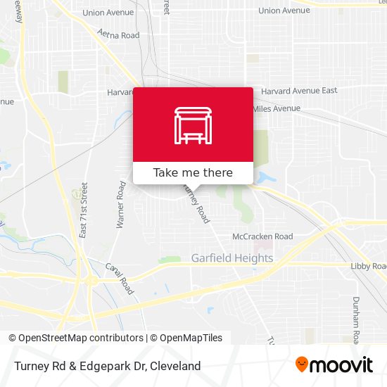 Turney Rd & Edgepark Dr map