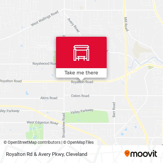 Royalton Rd & Avery Pkwy map