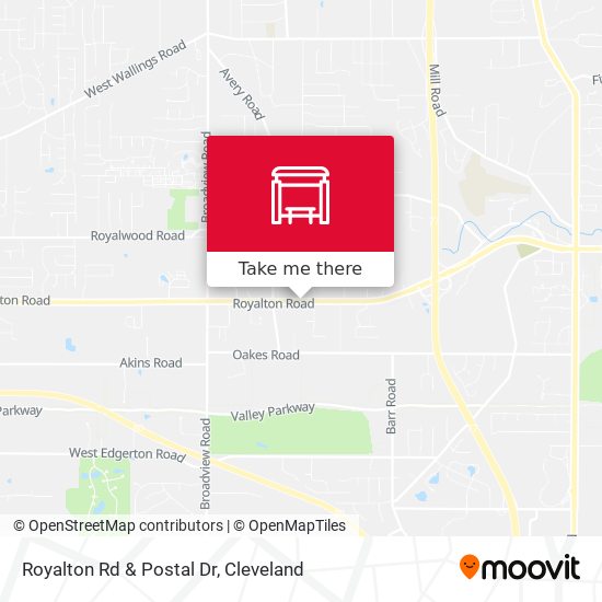 Royalton Rd & Postal Dr map