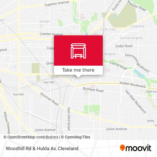 Mapa de Woodhill Rd & Hulda Av
