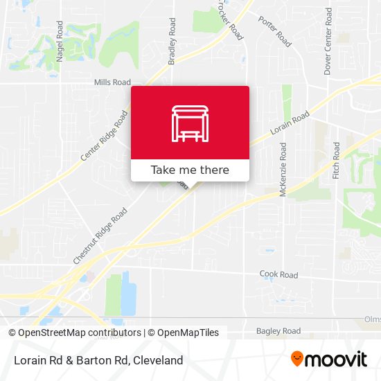Lorain Rd & Barton Rd map