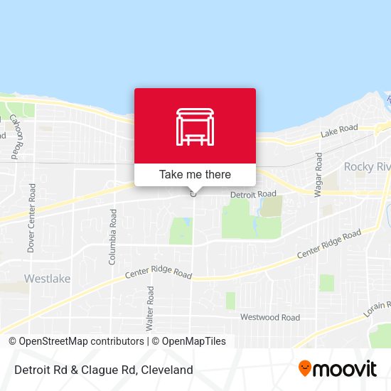Mapa de Detroit Rd & Clague Rd