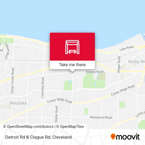 Mapa de Detroit Rd & Clague Rd