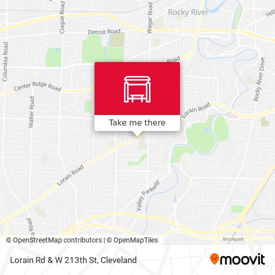 Mapa de Lorain Rd & W 213th St