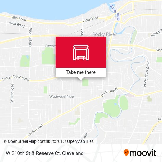 Mapa de W 210th St & Reserve Ct