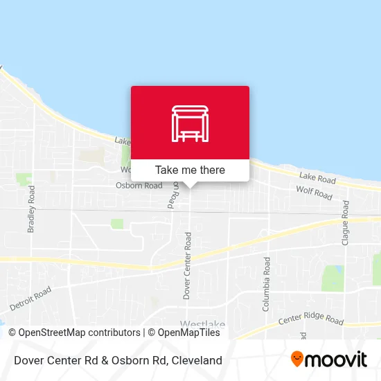 Dover Center Rd & Osborn Rd map