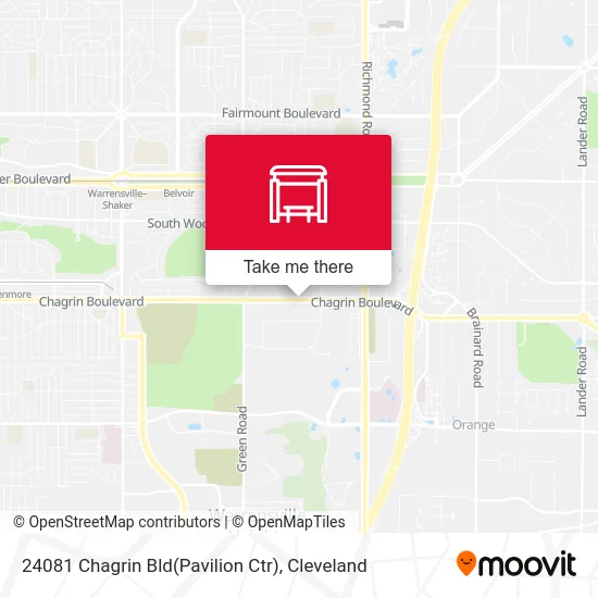 24081 Chagrin Bld(Pavilion Ctr) map