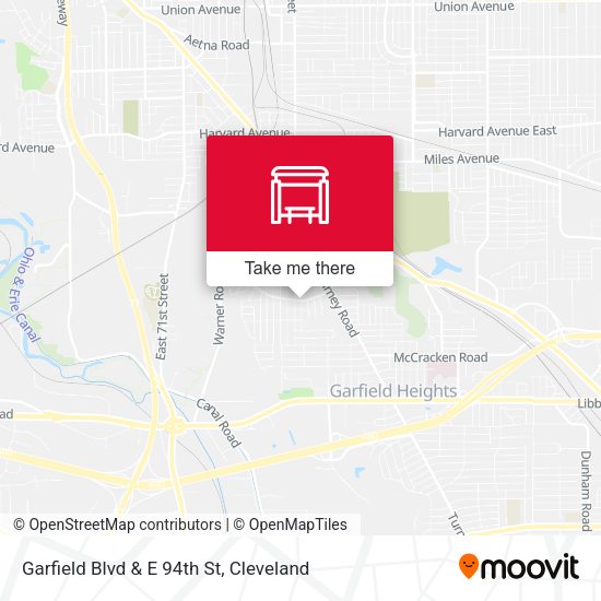 Mapa de Garfield Blvd & E 94th St