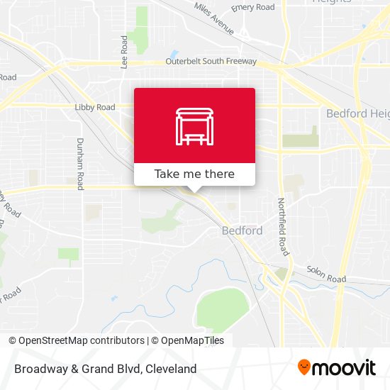 Broadway & Grand Blvd map