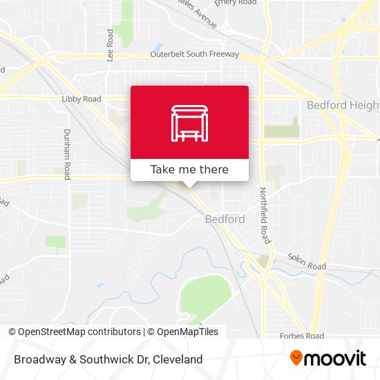 Broadway & Southwick Dr map