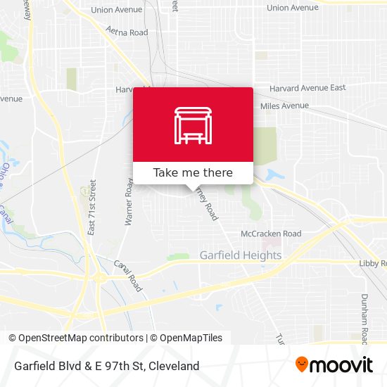 Garfield Blvd & E 97th St map