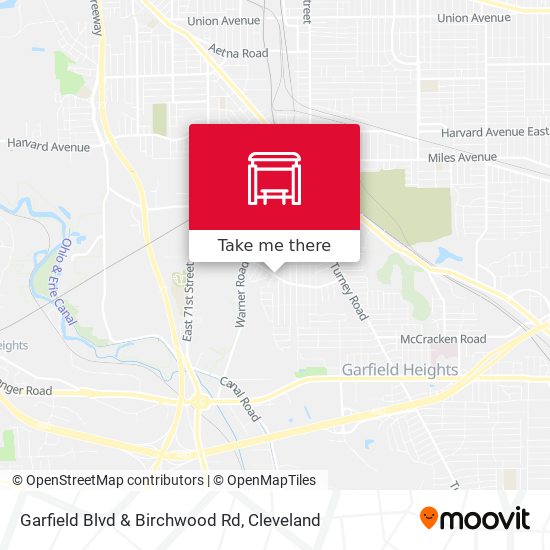 Garfield Blvd & Birchwood Rd map