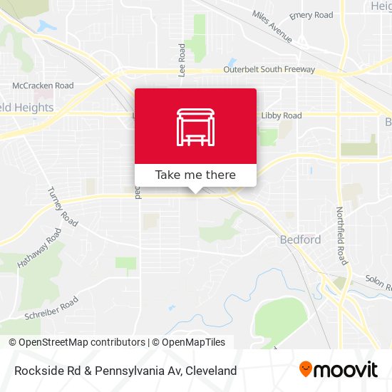 Rockside Rd & Pennsylvania Av map