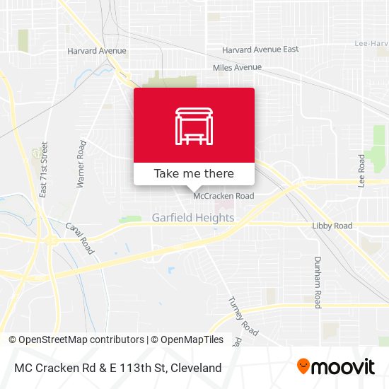 MC Cracken Rd & E 113th St map