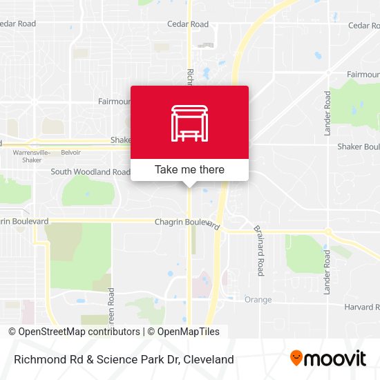 Richmond Rd & Science Park Dr map