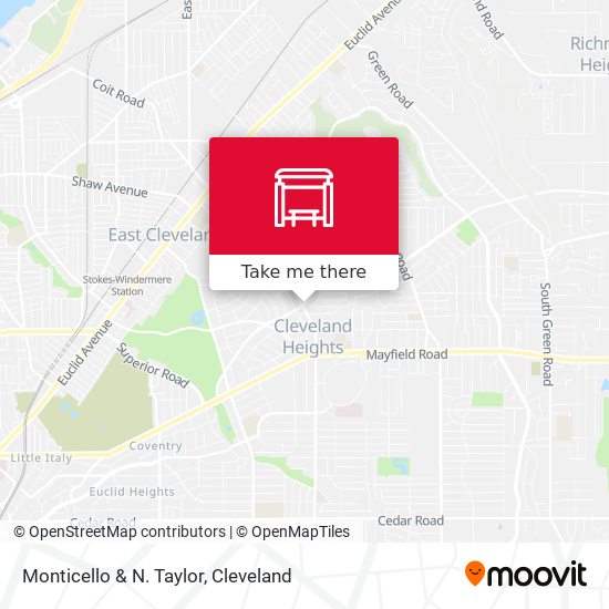 Monticello & N. Taylor map