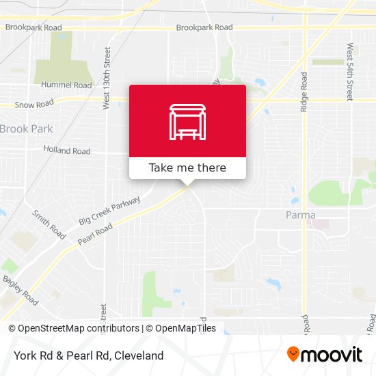 Mapa de York Rd & Pearl Rd