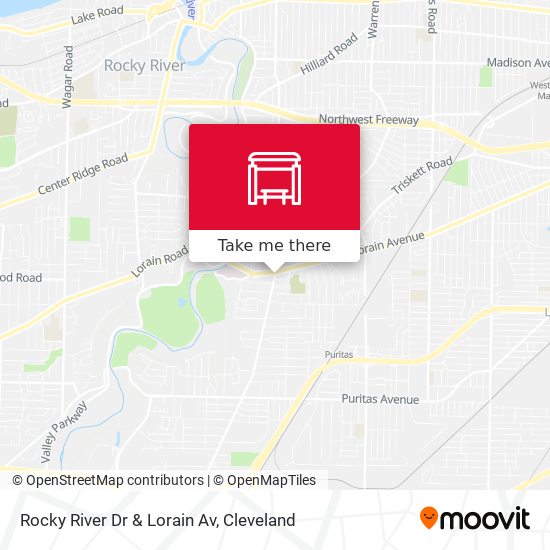 Mapa de Rocky River Dr & Lorain Av