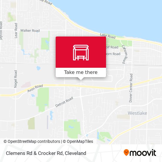 Clemens Rd & Crocker Rd map