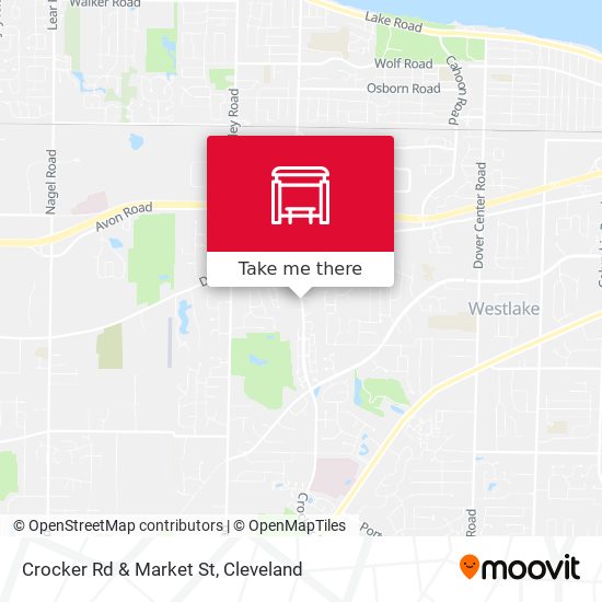Crocker Rd & Market St map