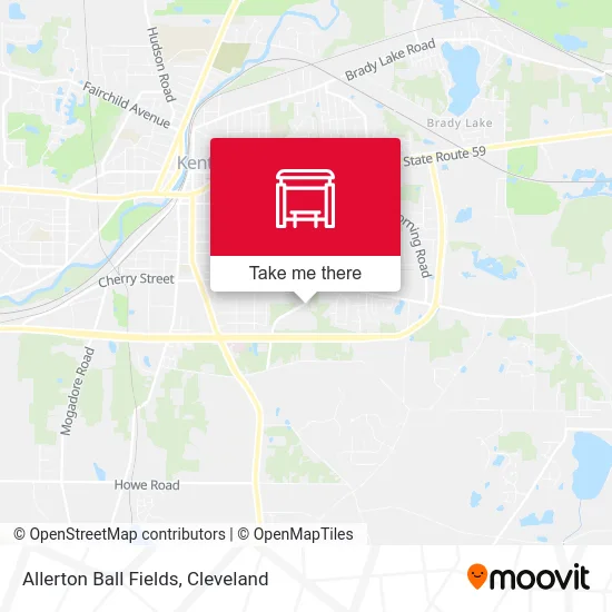 Allerton Ball Fields map