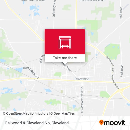 Oakwood & Cleveland Nb map