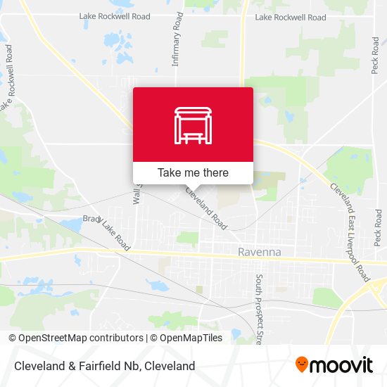 Cleveland & Fairfield Nb map