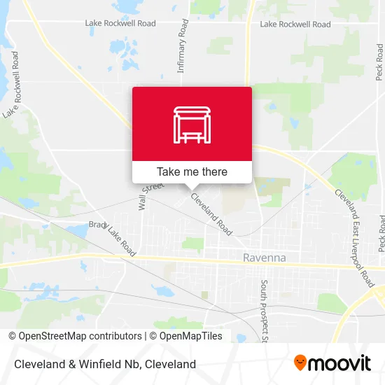 Cleveland & Winfield Nb map