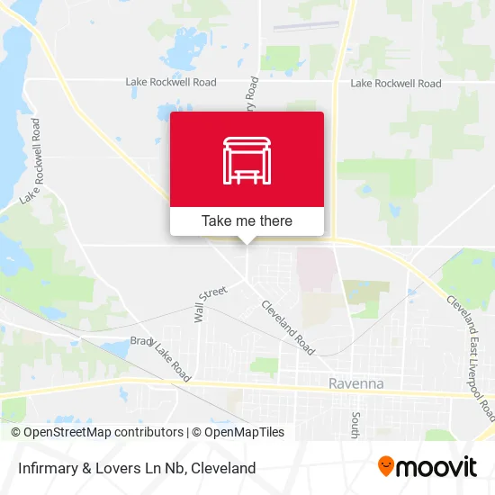 Infirmary & Lovers Ln Nb map